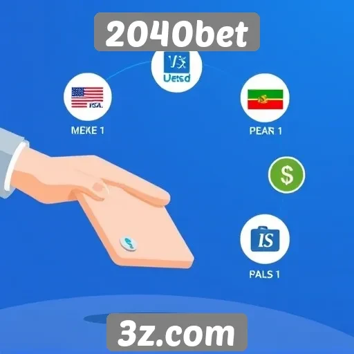 Métodos de pagamento disponíveis no 2040bet